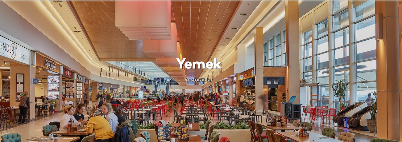 مطاعم ومقاهي مركز تسوق كوروبارك تركيا