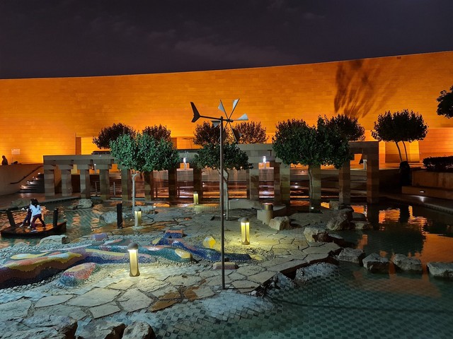 موقع حديقة المتحف الوطني الرياض