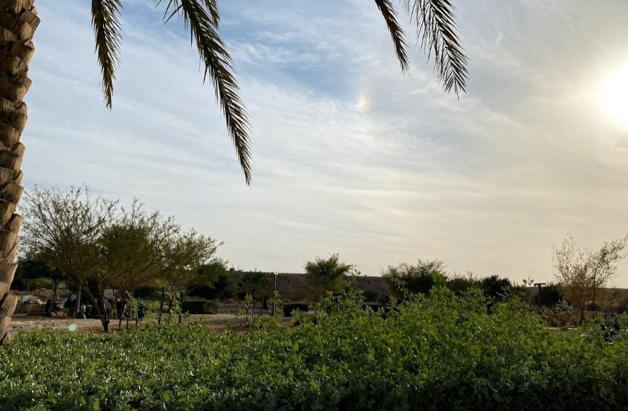 موقع منتزه وبحيرات الحائر الرياض