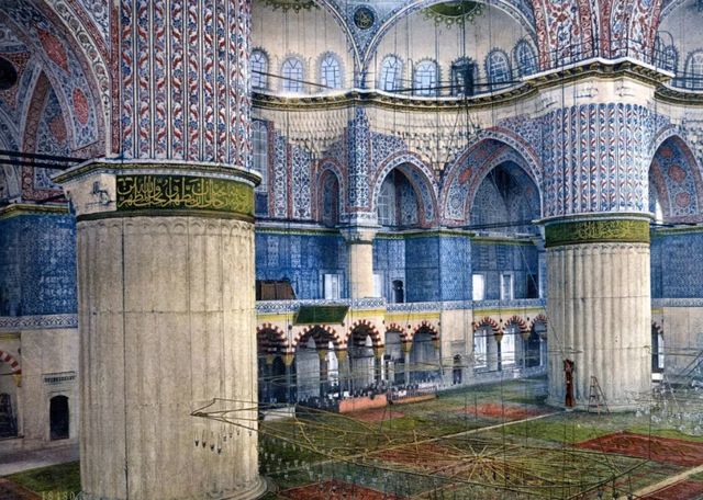 موقع جامع السلطان أحمد اسطنبول