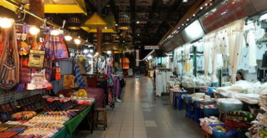 موقع السوق الليلي في شنغماي