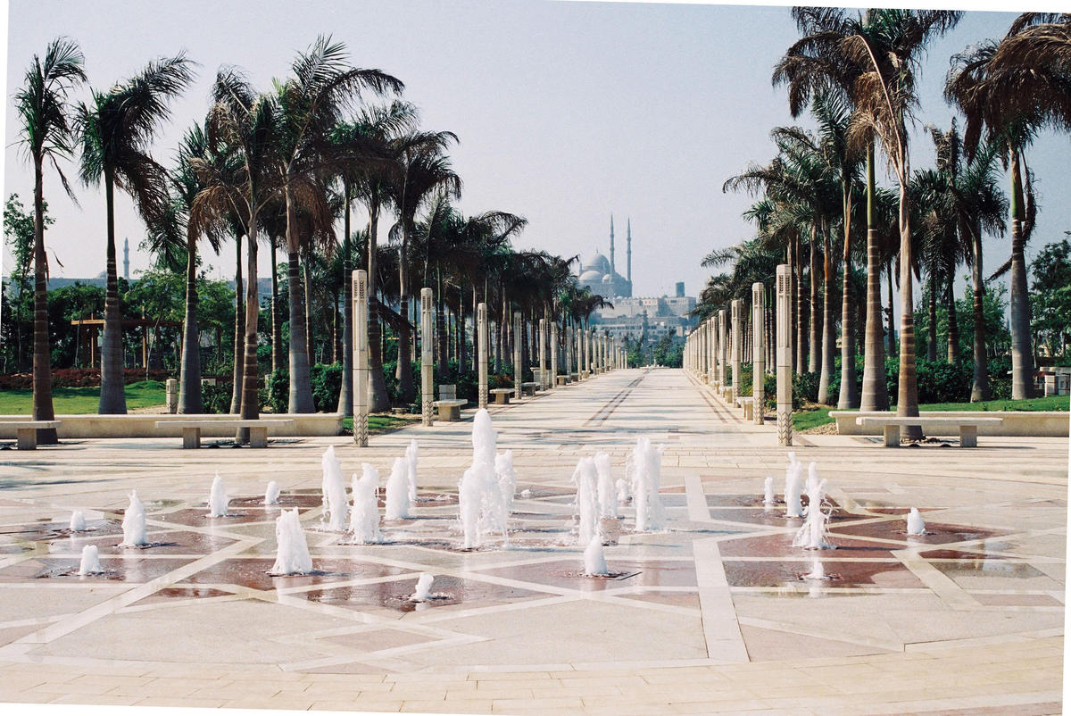 حديقة الأزهر القاهرة