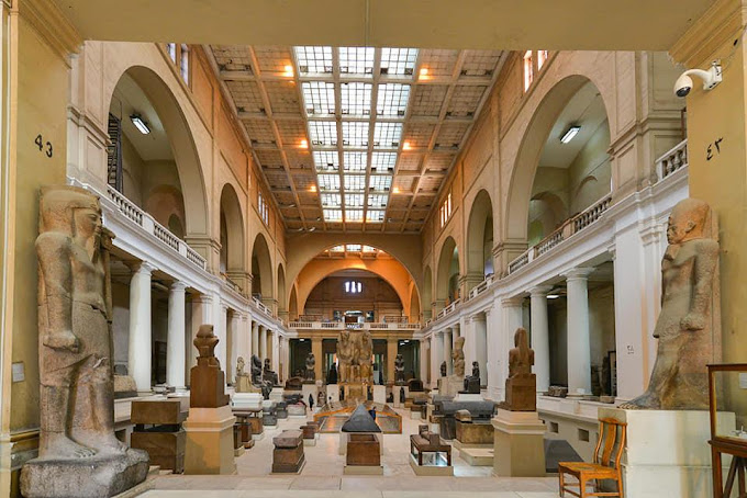 موقع المتحف المصري بالقاهرة