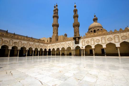 موقع مسجد الأزهر